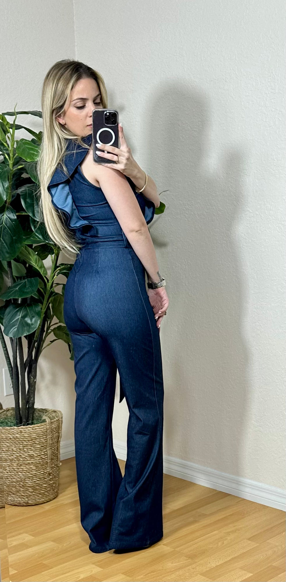 Denim jumpsuit