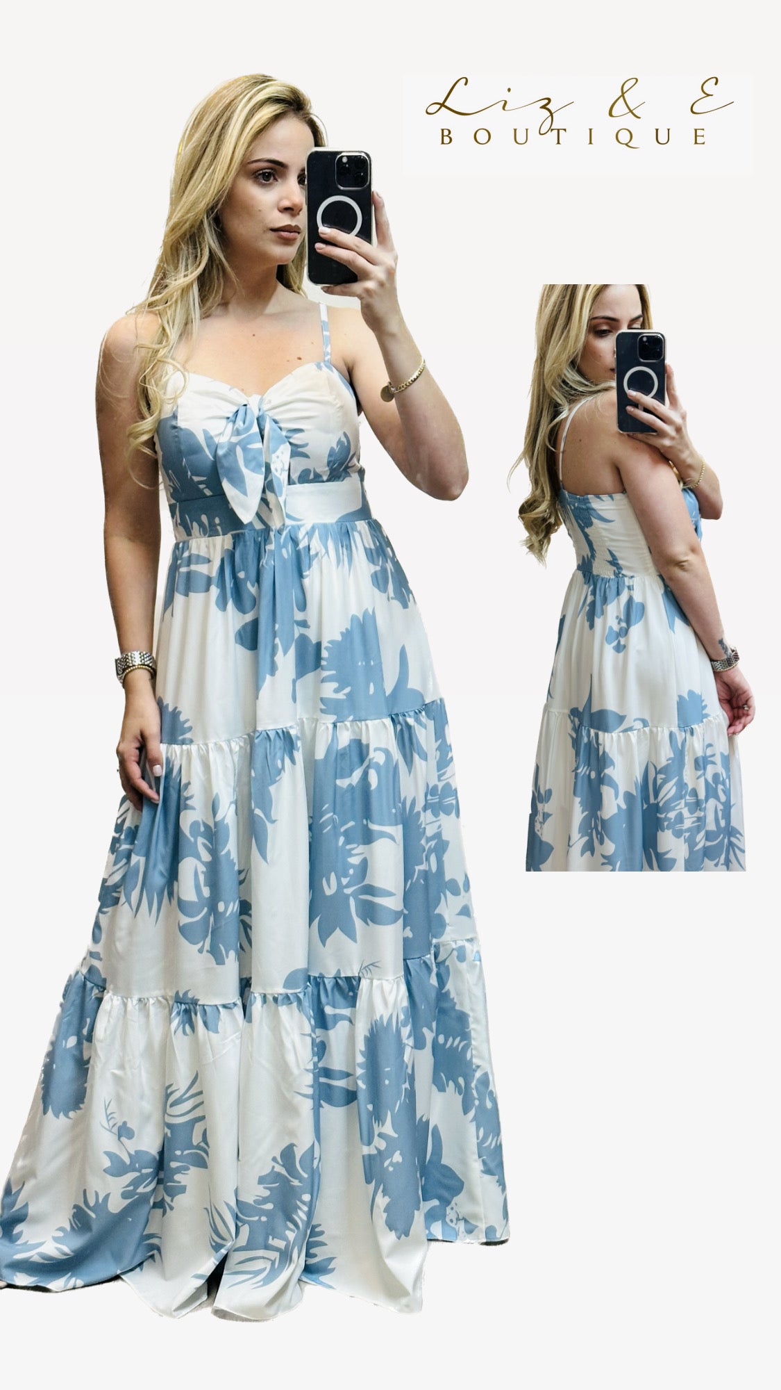 Vanessa maxi dress Sky