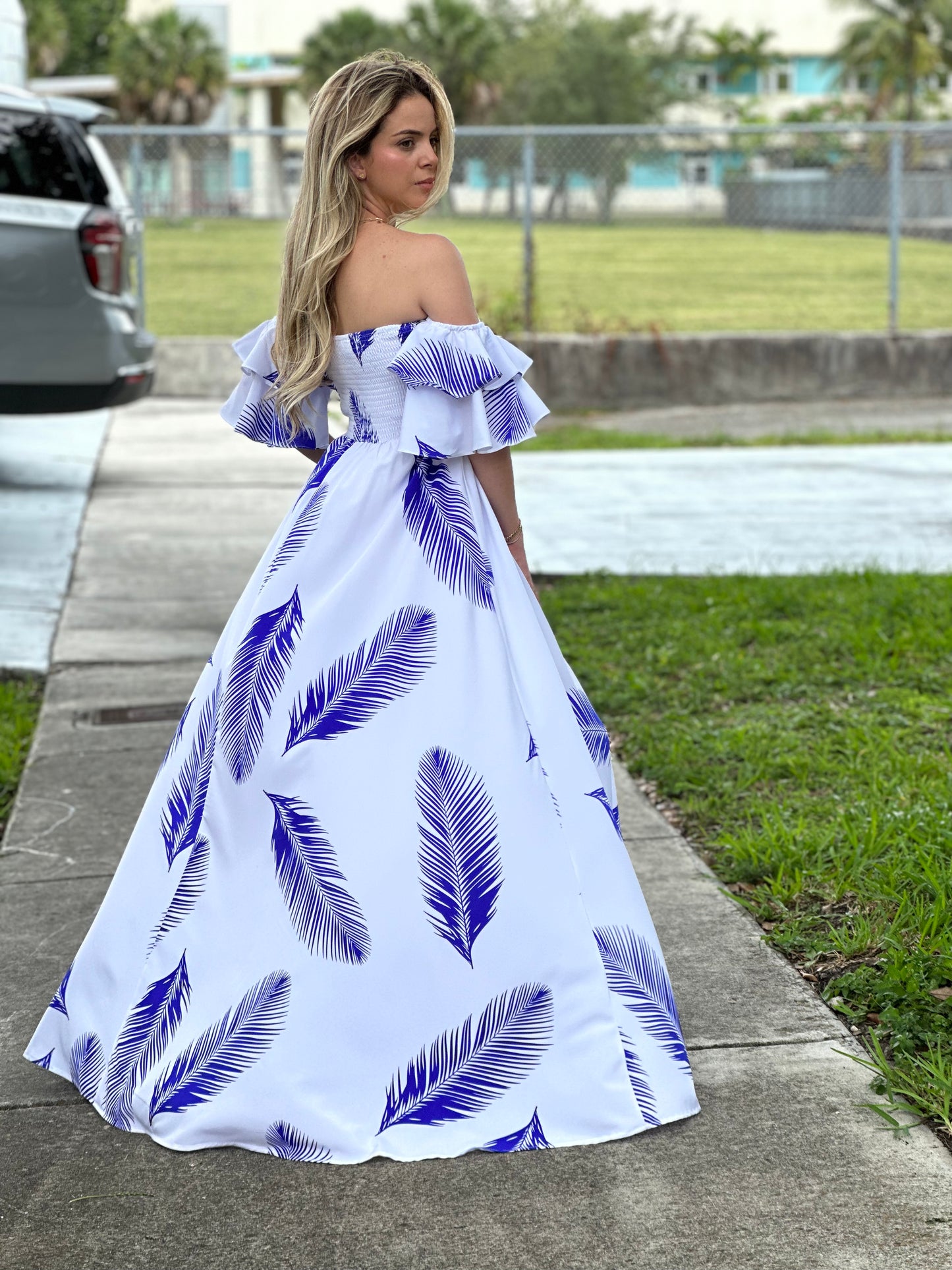 Blue feather
