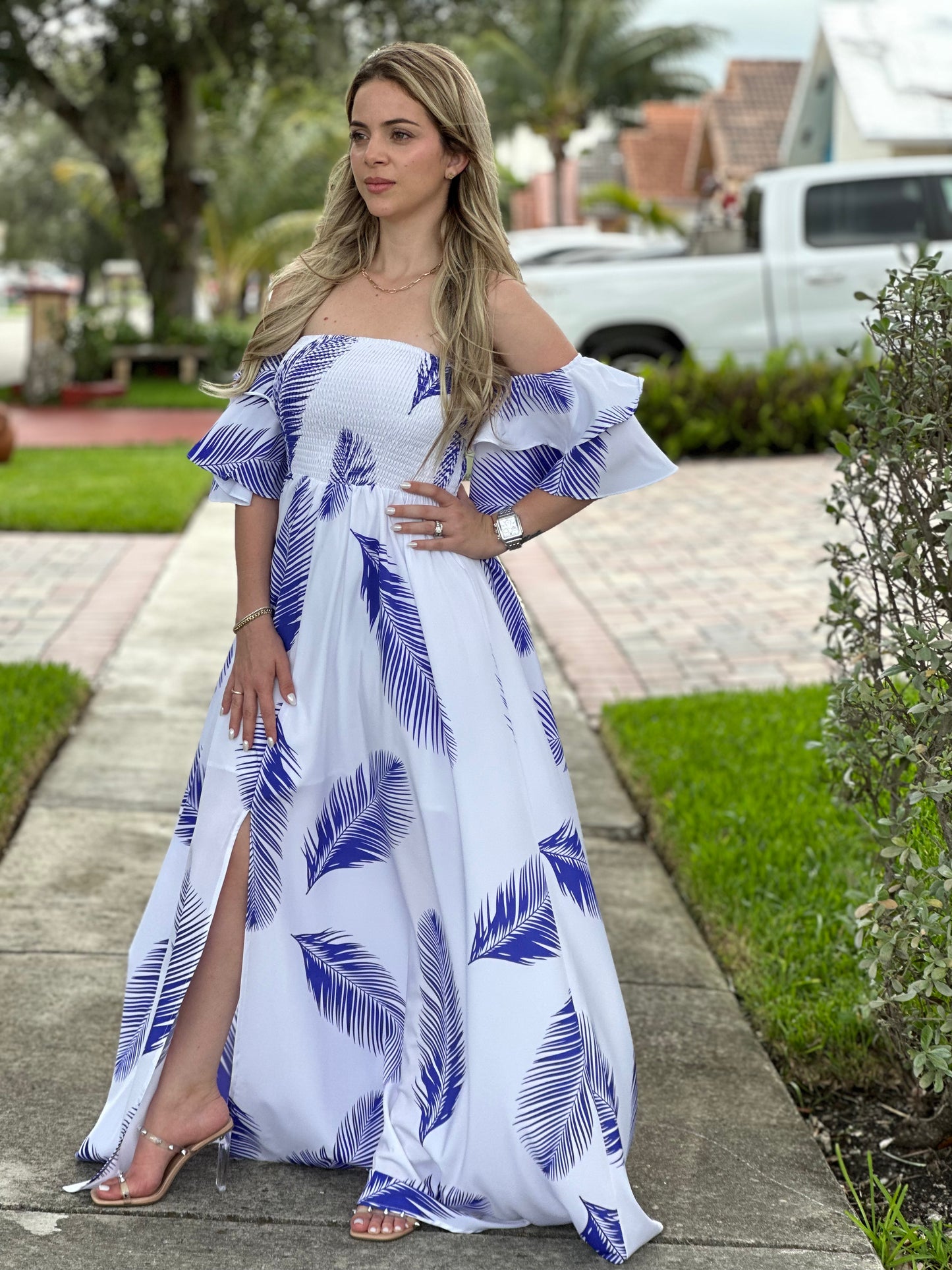 Blue feather