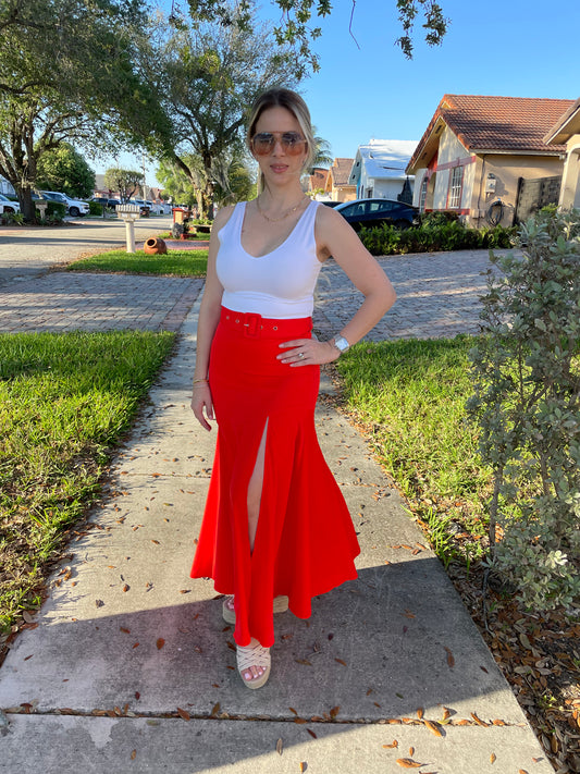 Freya skirt orange