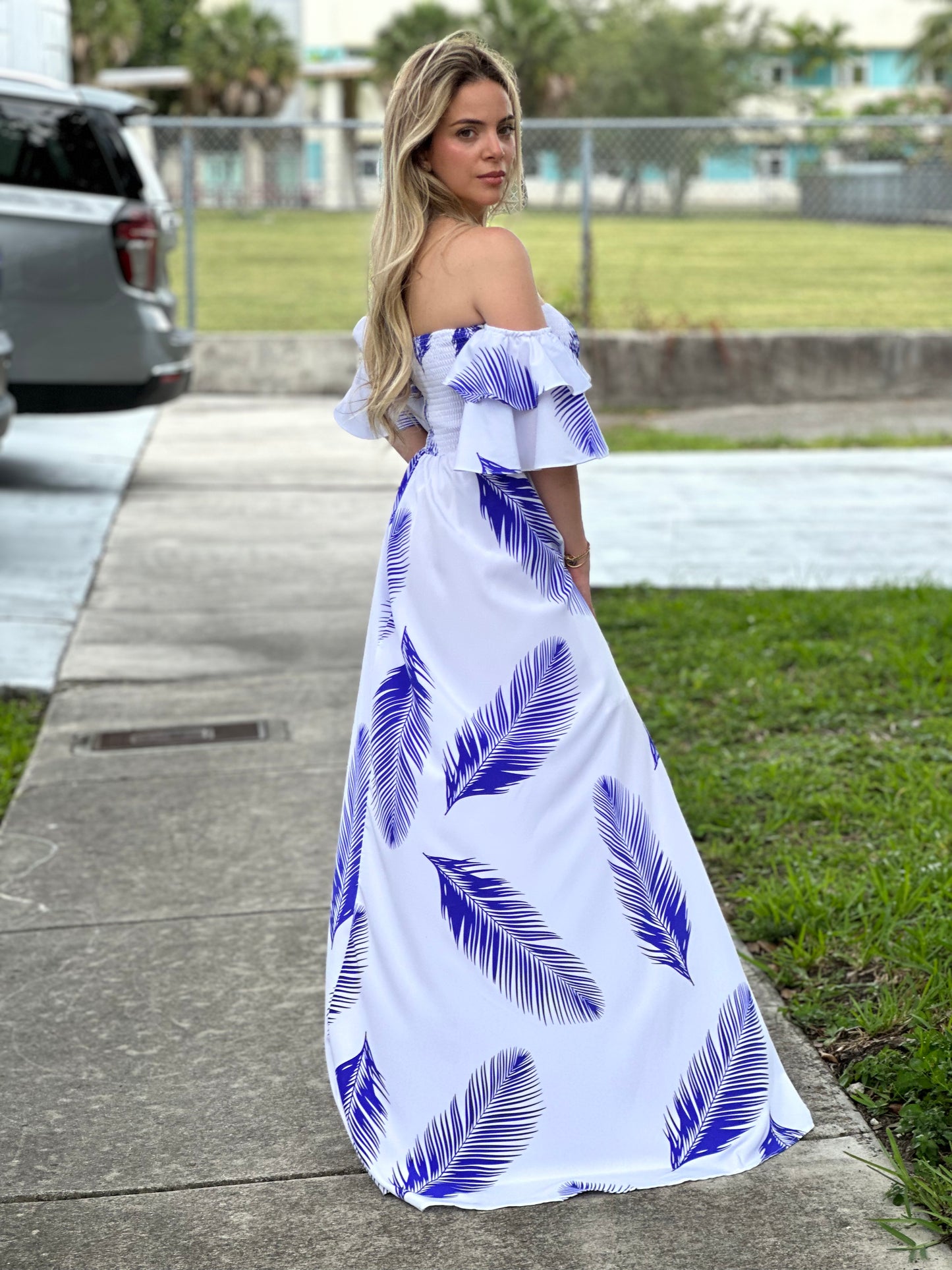 Blue feather