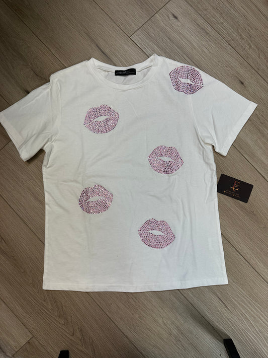 Pink kiss shirt