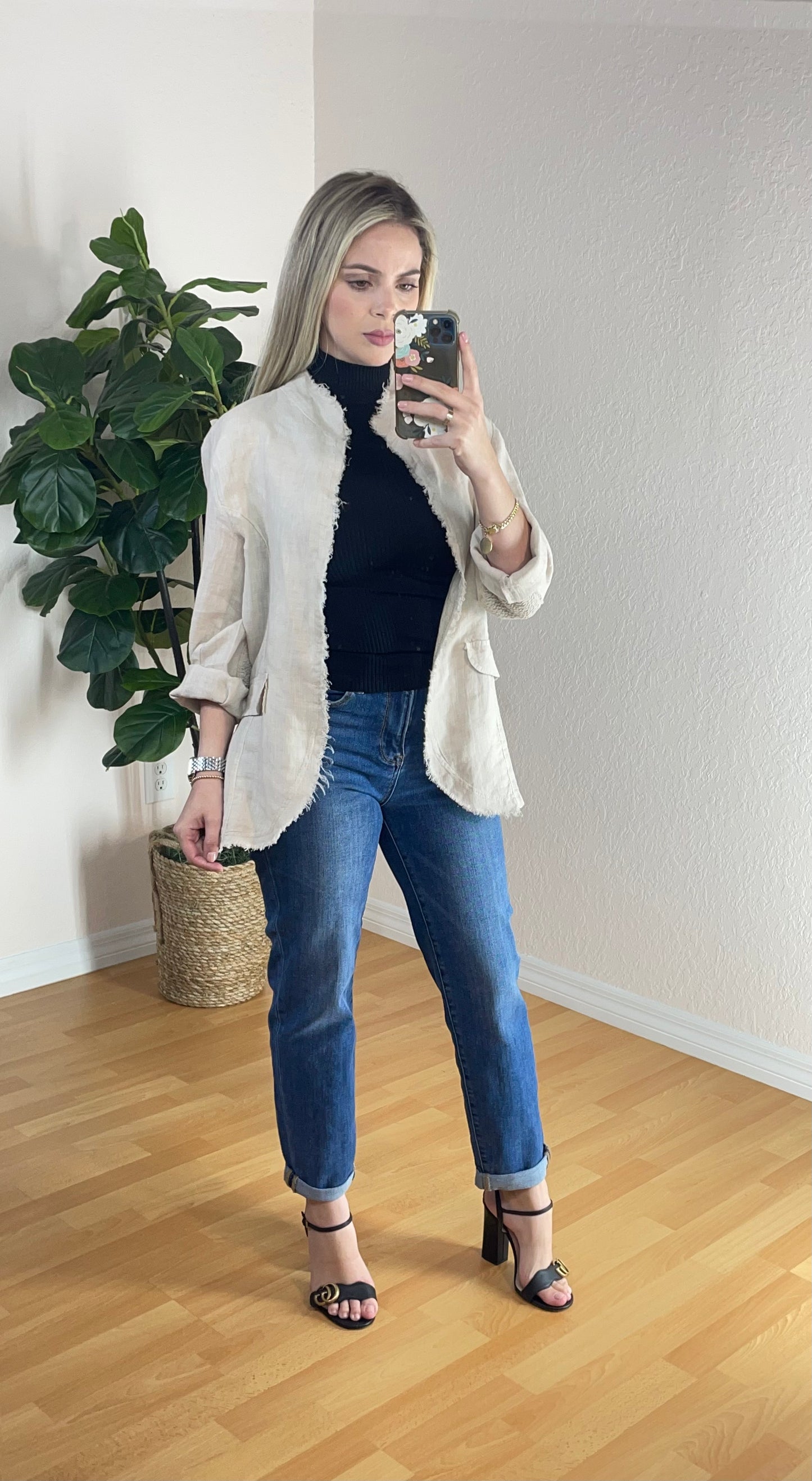 Chaqueta Lino