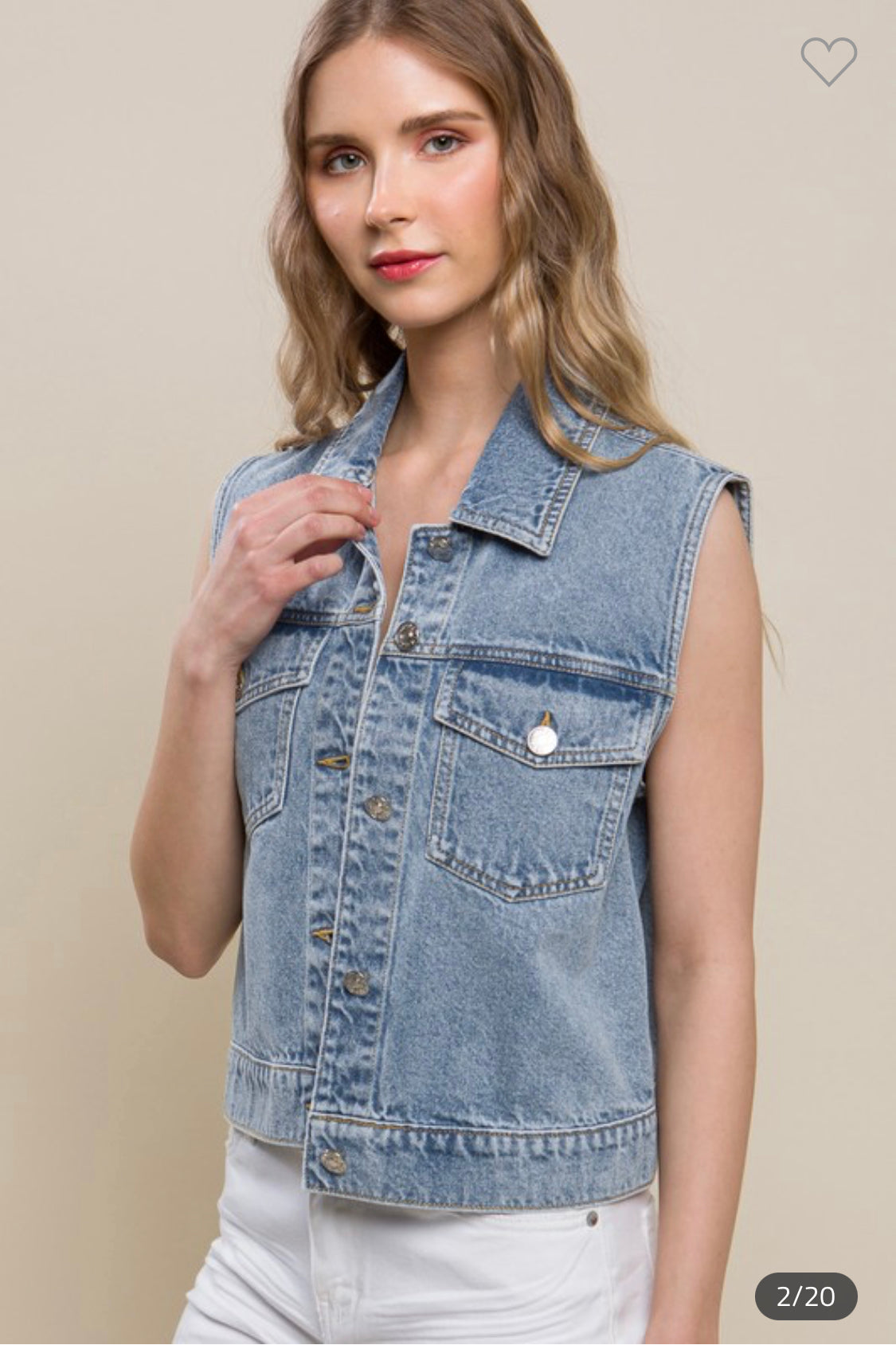 Love tree denim jacket