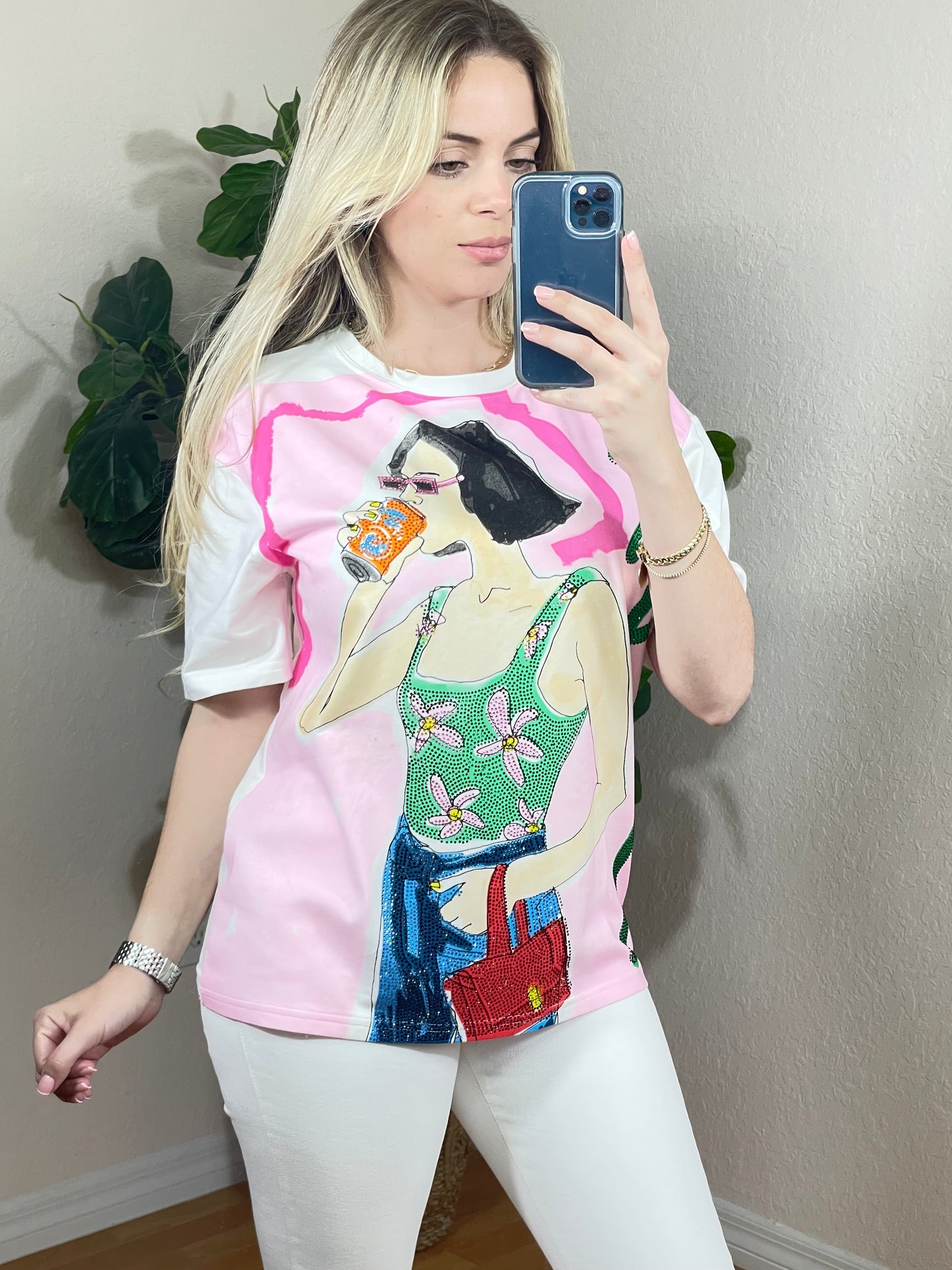 Miri shirt pink