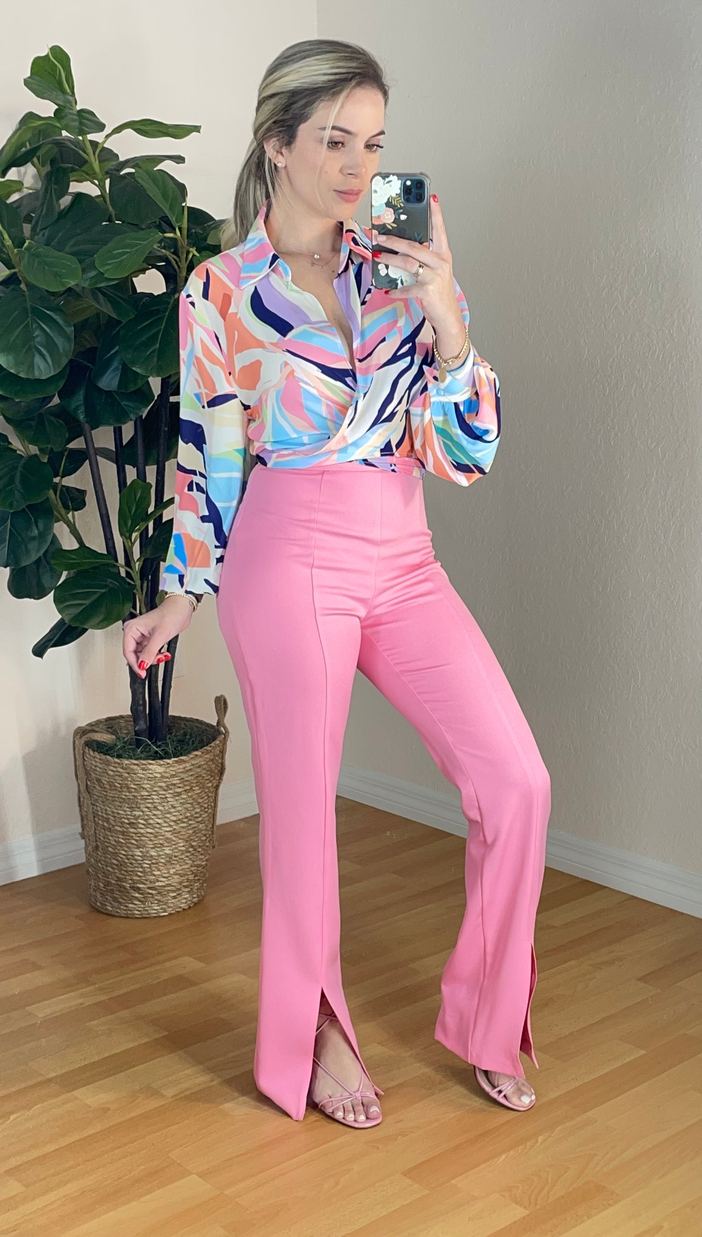 Pink pants