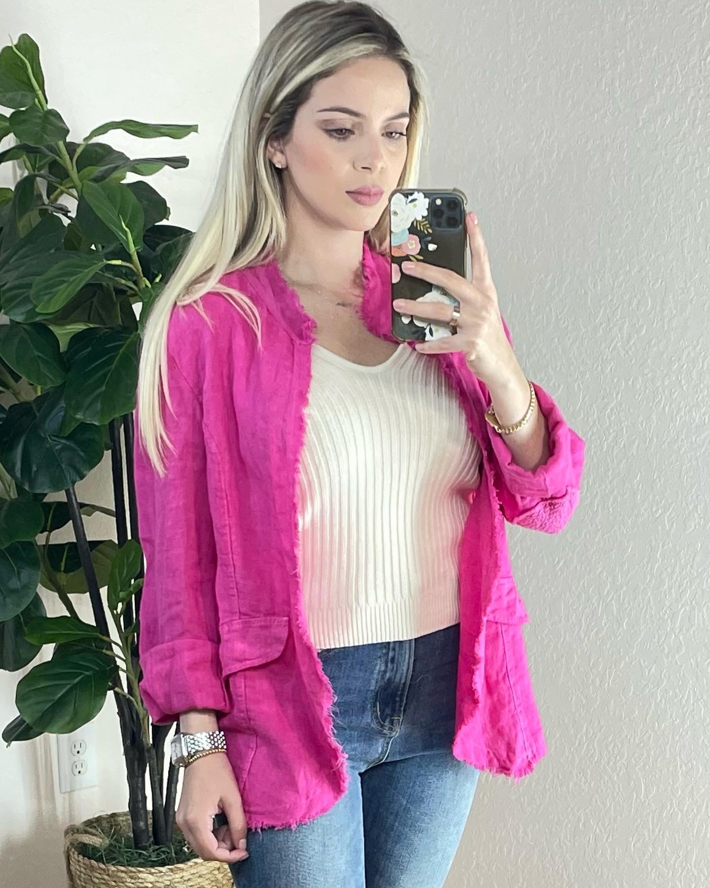 Chaqueta Lino