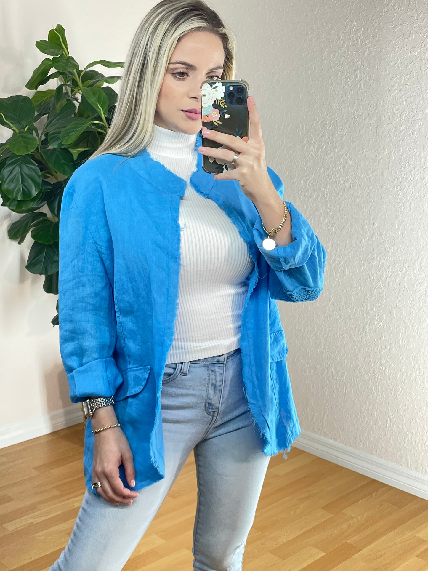 Chaqueta Lino